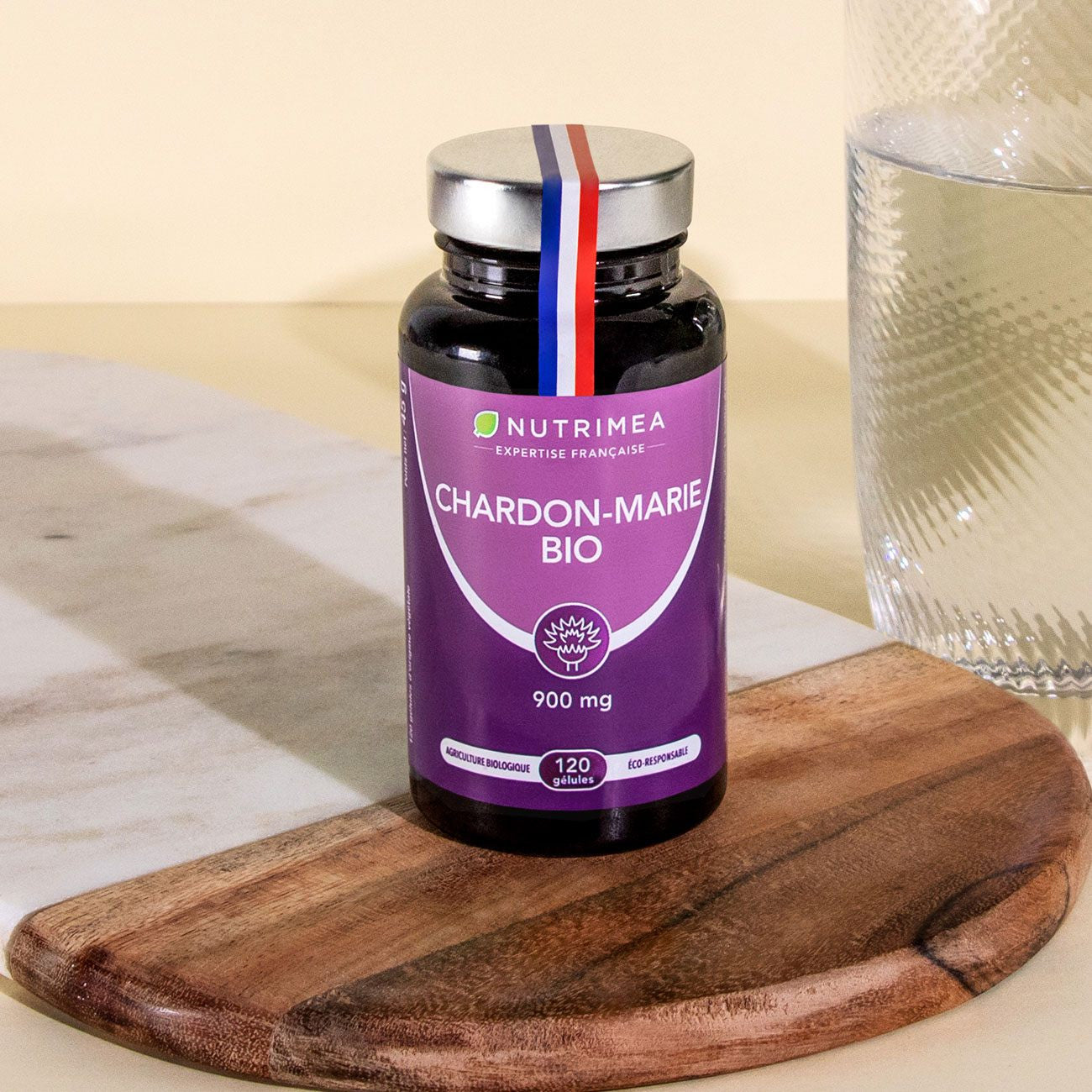 Cardo mariano biologico come integratore alimentare